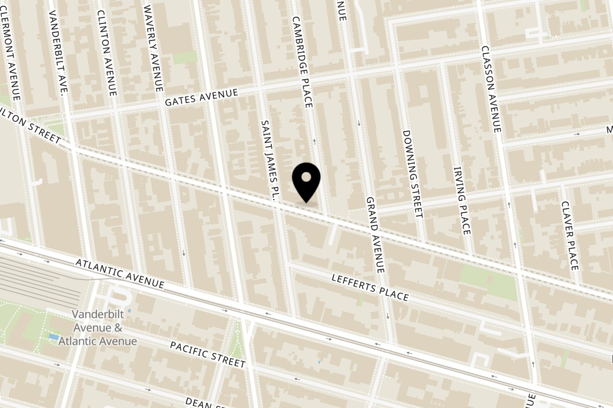 Map showing the location of Brooklyn DOP FastLife on 995A Fulton St in Brooklyn